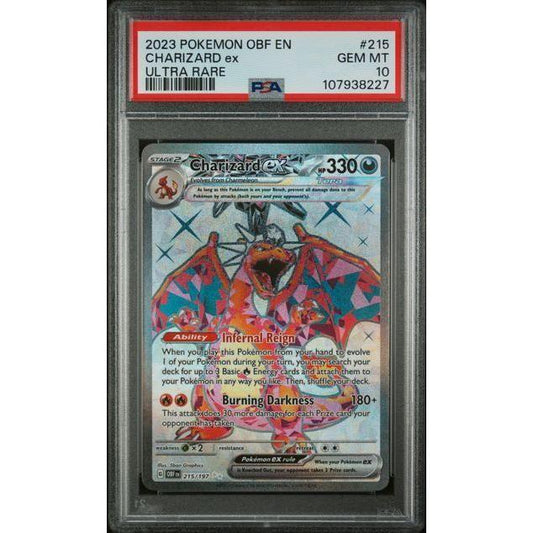 PSA 10 Charizard ex 215/197 Sv03: Obsidian Flames Holo